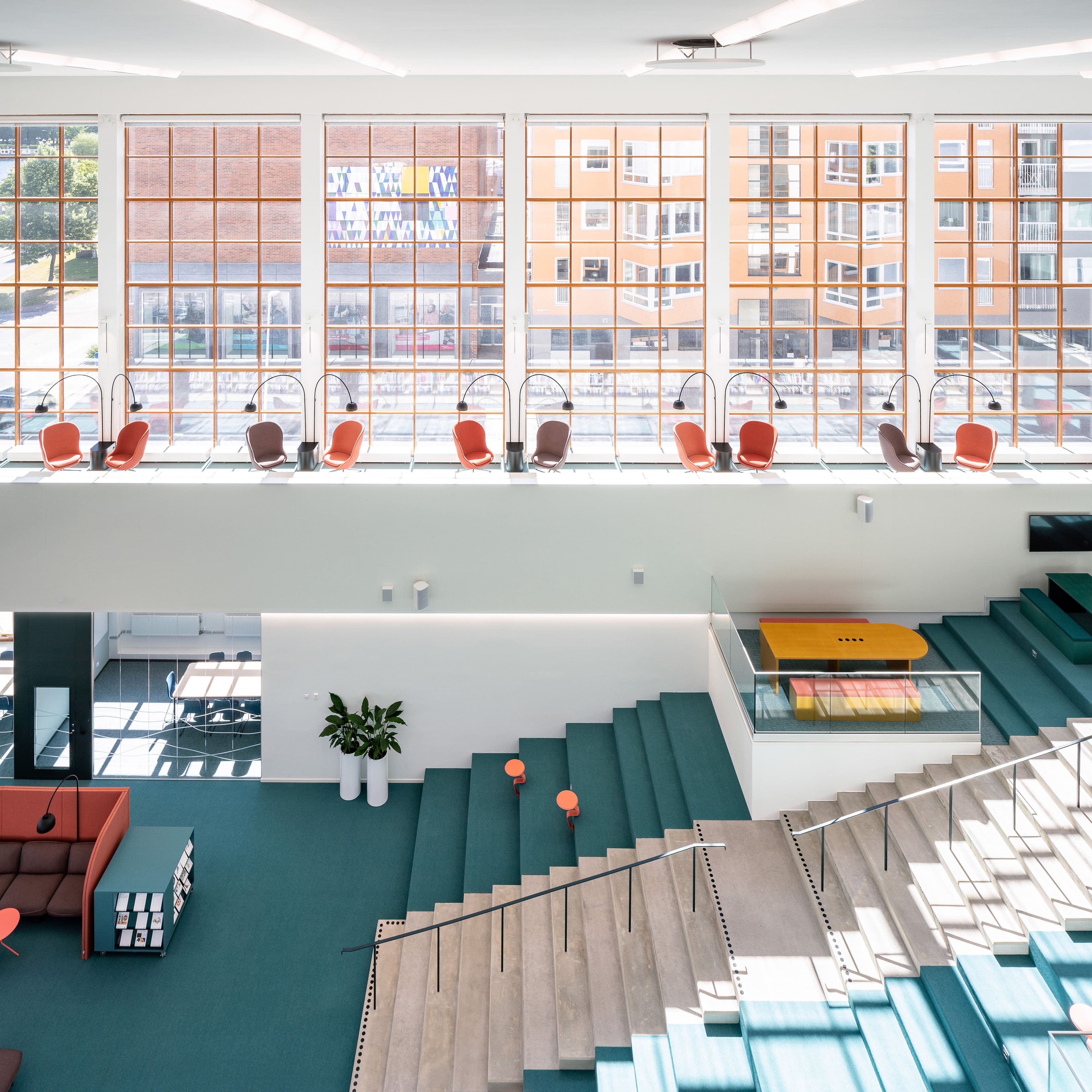 Image from the library at Campus Eskilstuna at Mälardalen University.