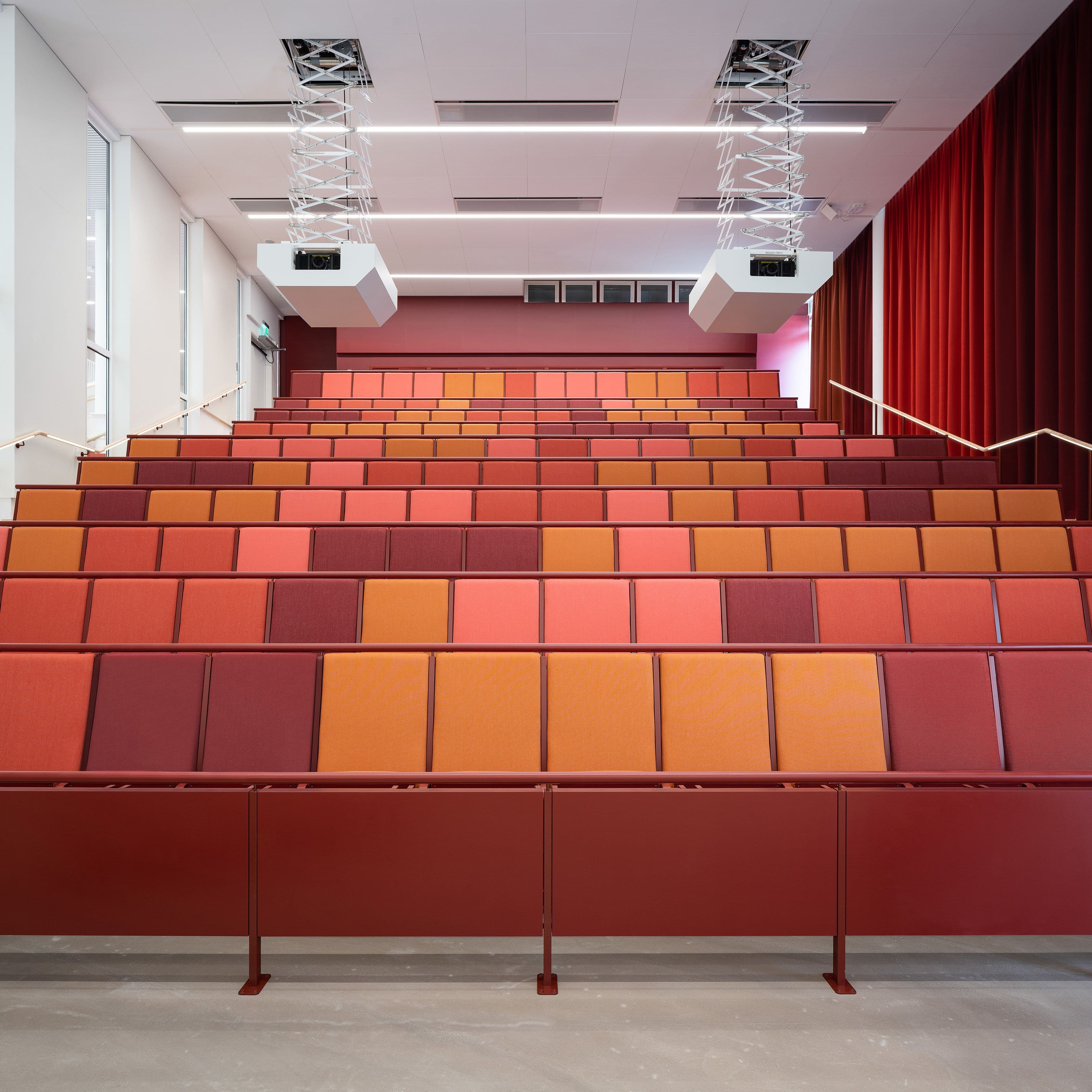 Image of the auditorium at Campus Eskilstuna at Mälardalen University.