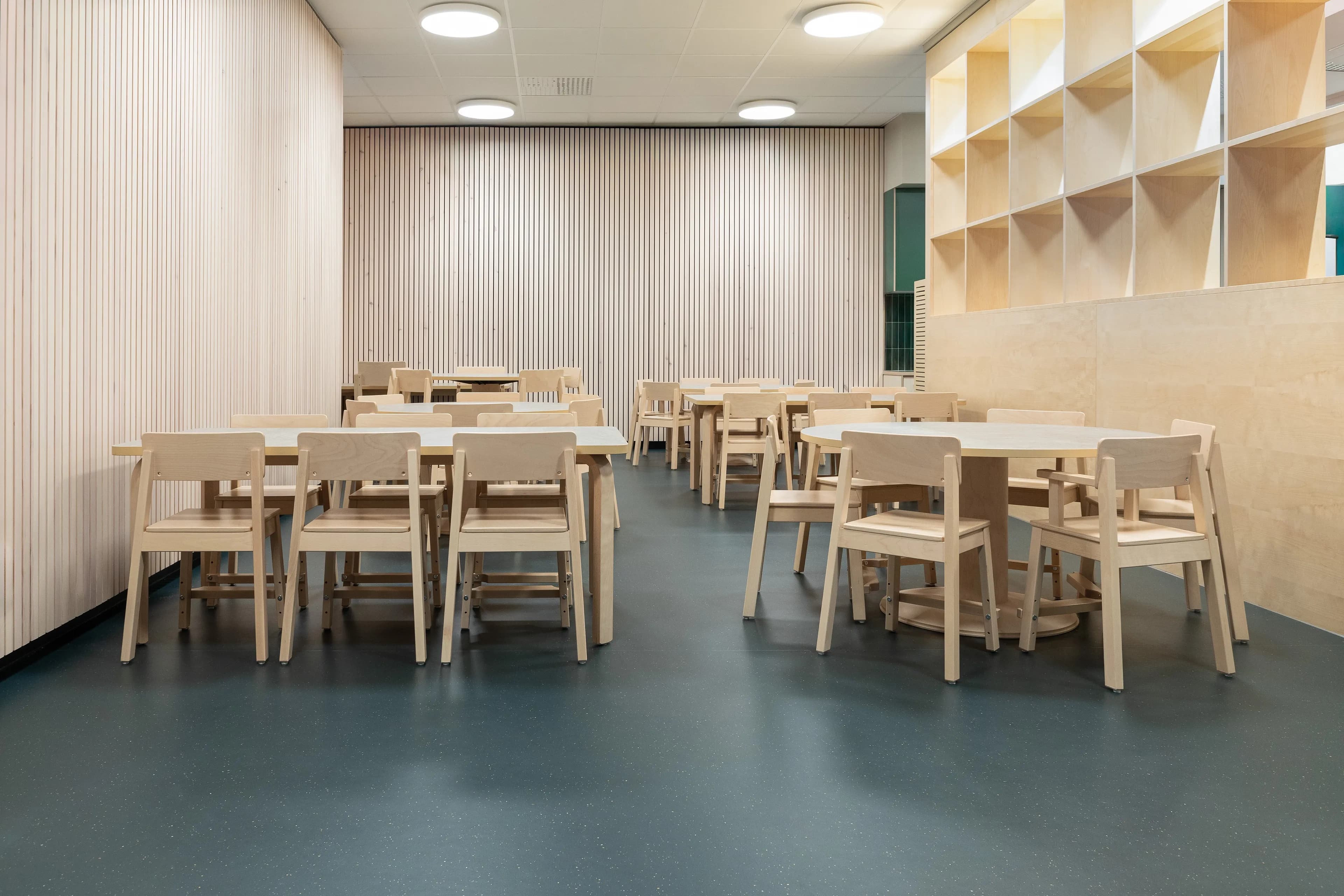 The children's dining area at Bifrost Preschool.