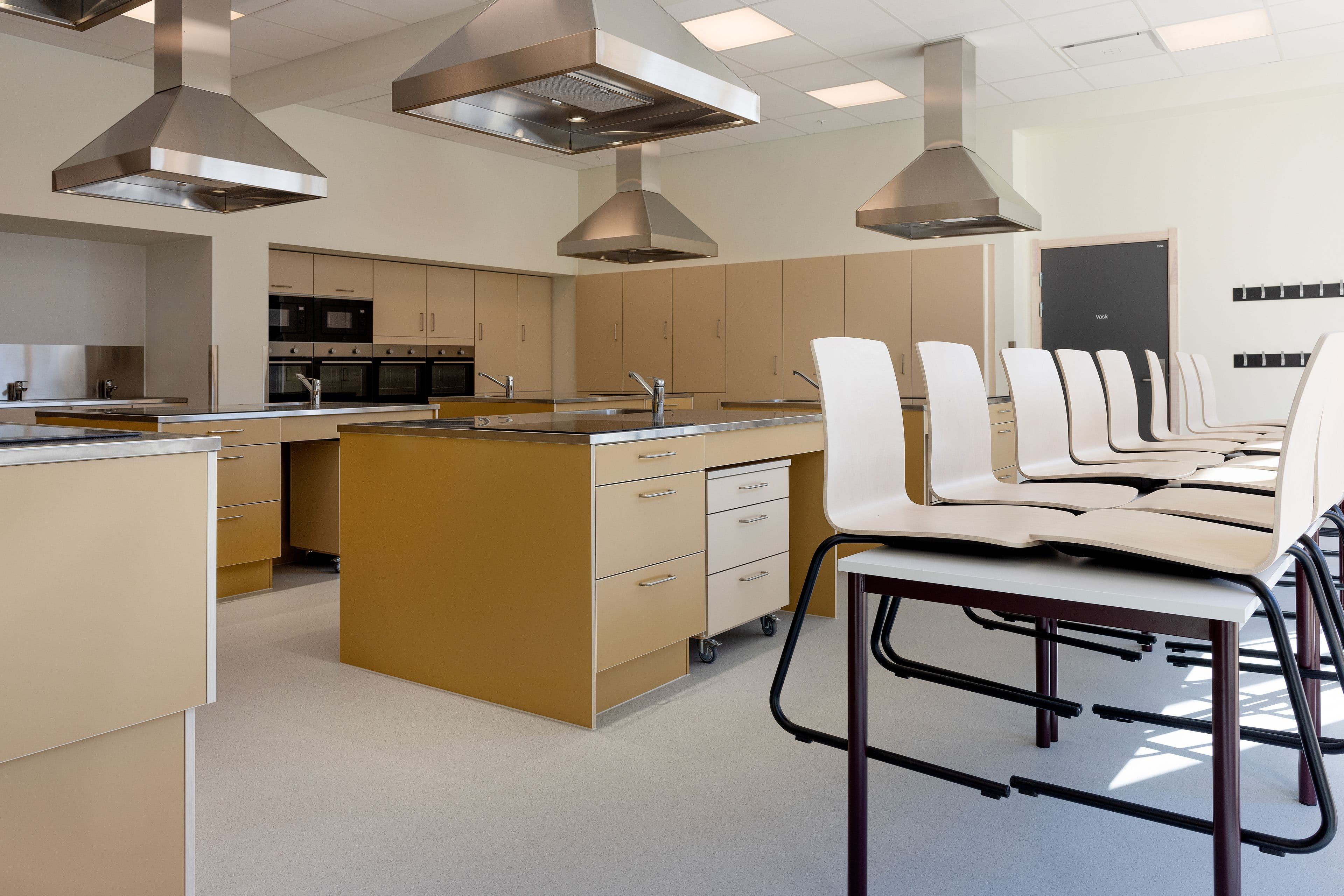 Image from a classroom at Hov Secondary School in Hønefoss.