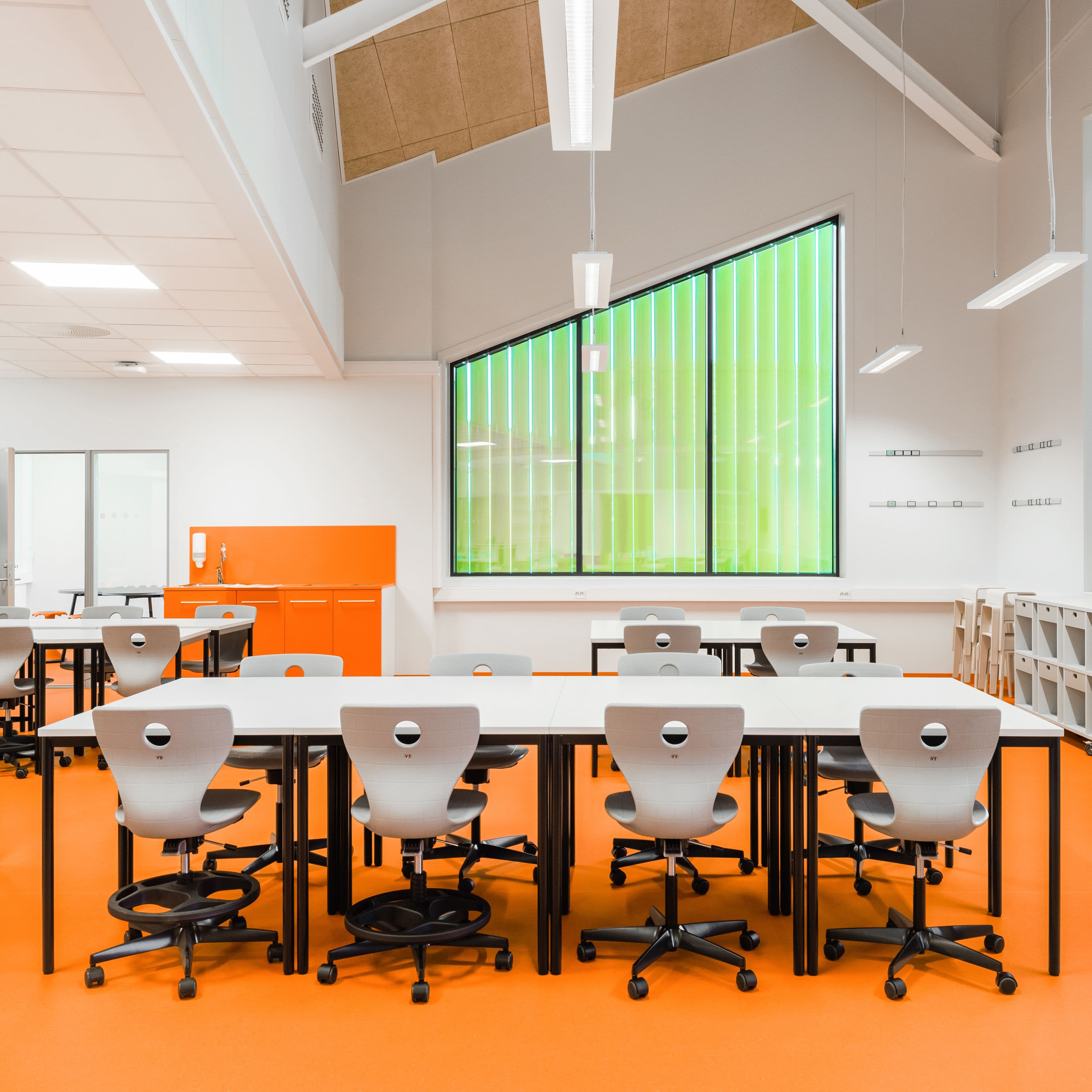 Image from a classroom at Kirkelund School in Skiptvet.