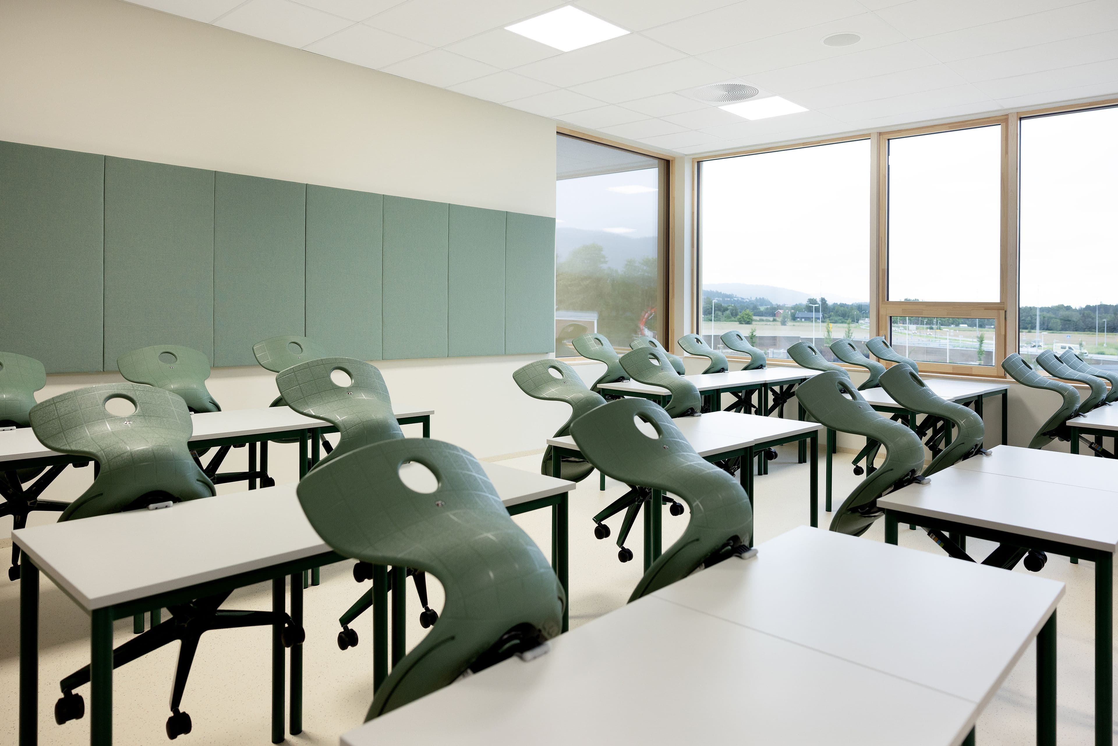 Image from Klokkerjordet School in Sande.