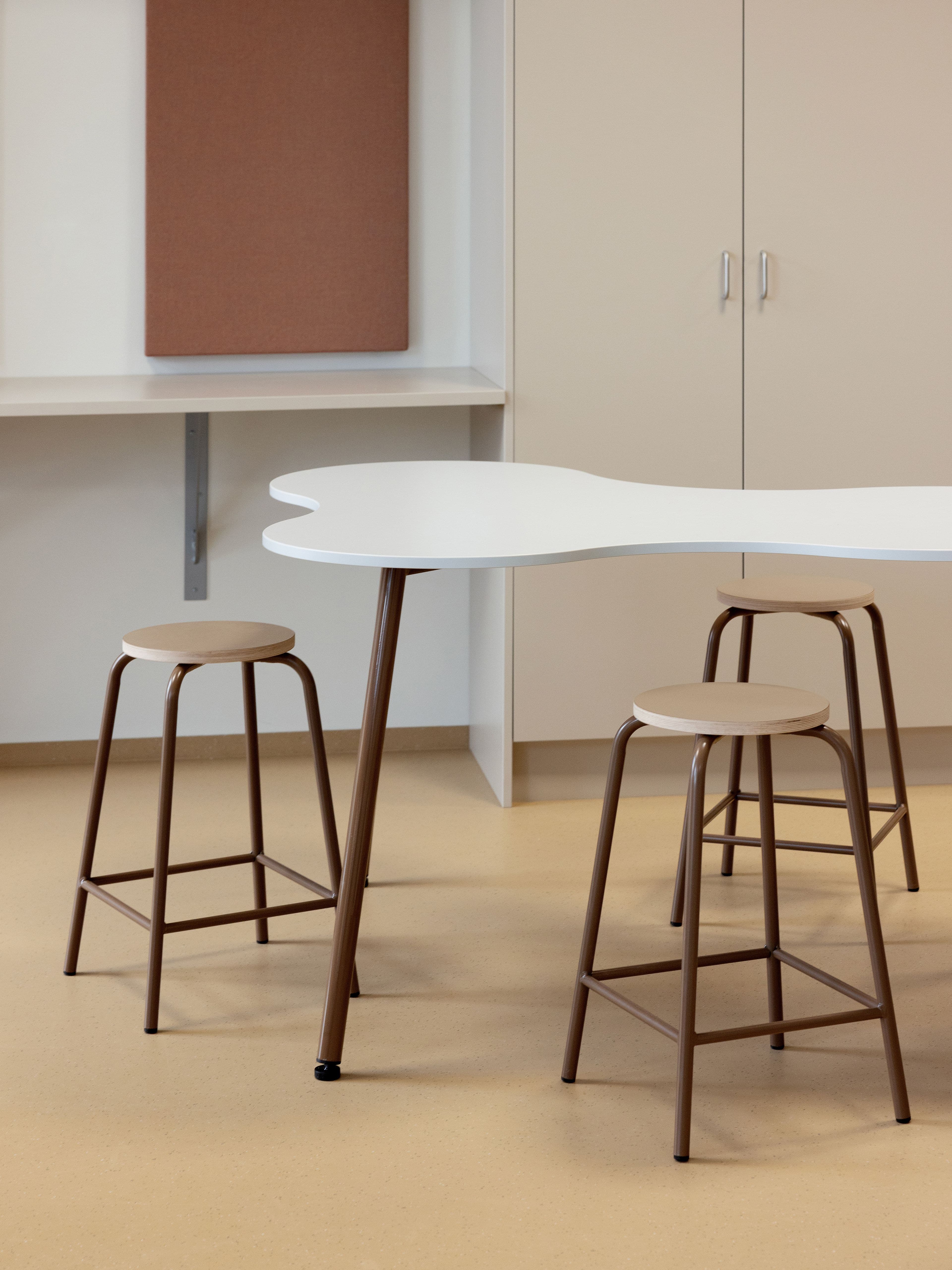 Image from a classroom at Klokkerjordet School in Sande.