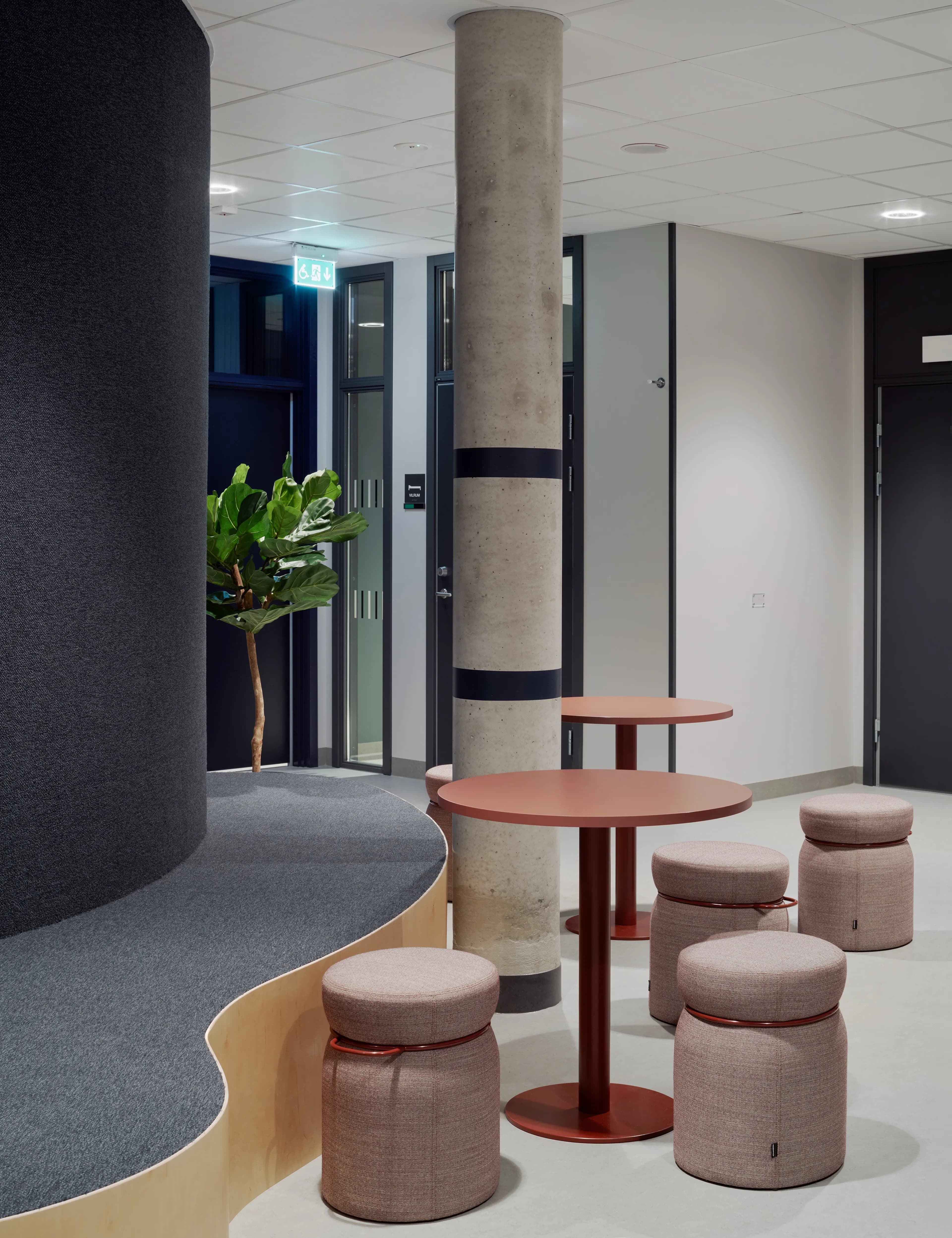 Image of the interior of Lundby School in Gothenburg.