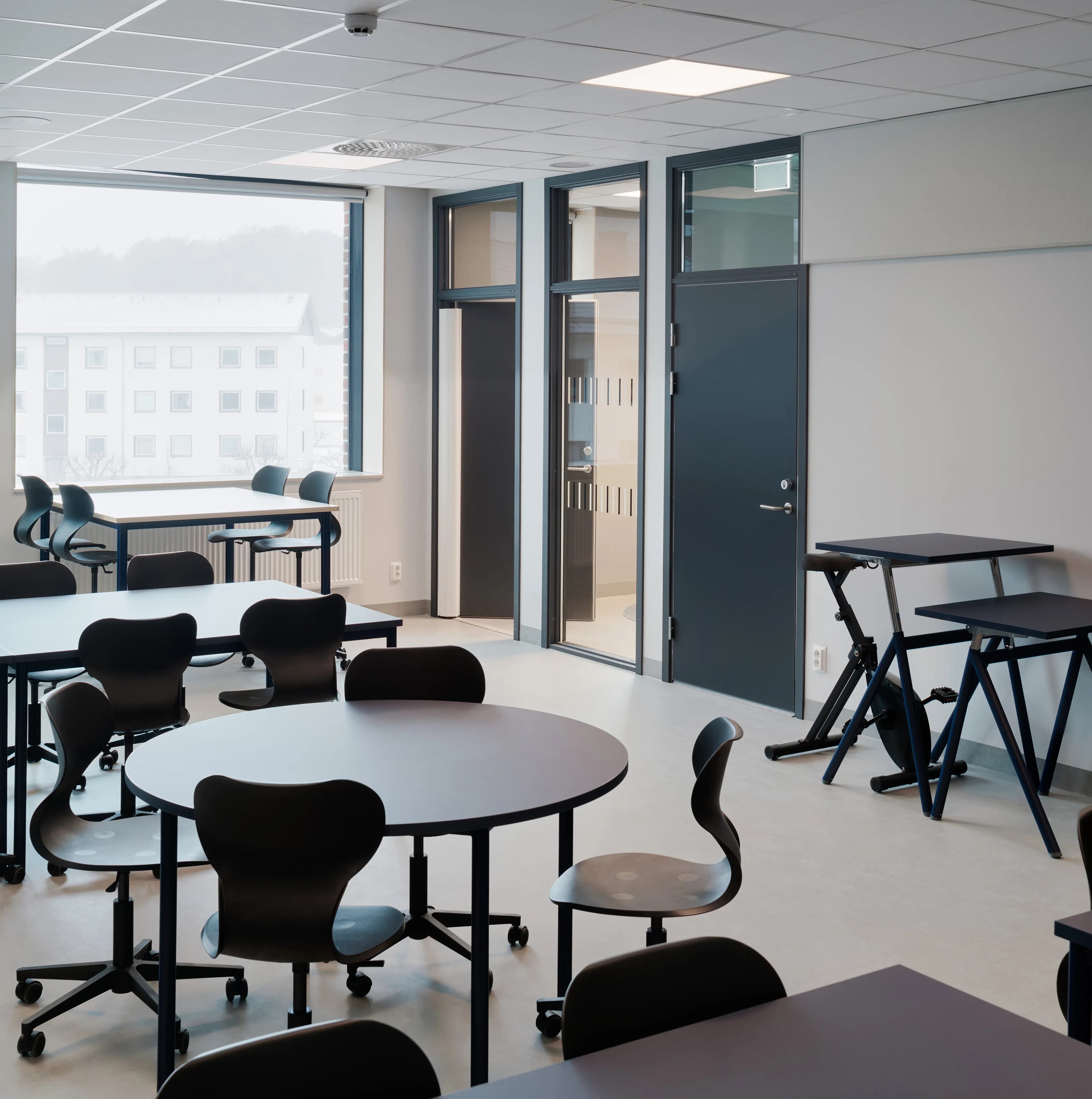Image of classroom at Lundby School in Gothenburg.