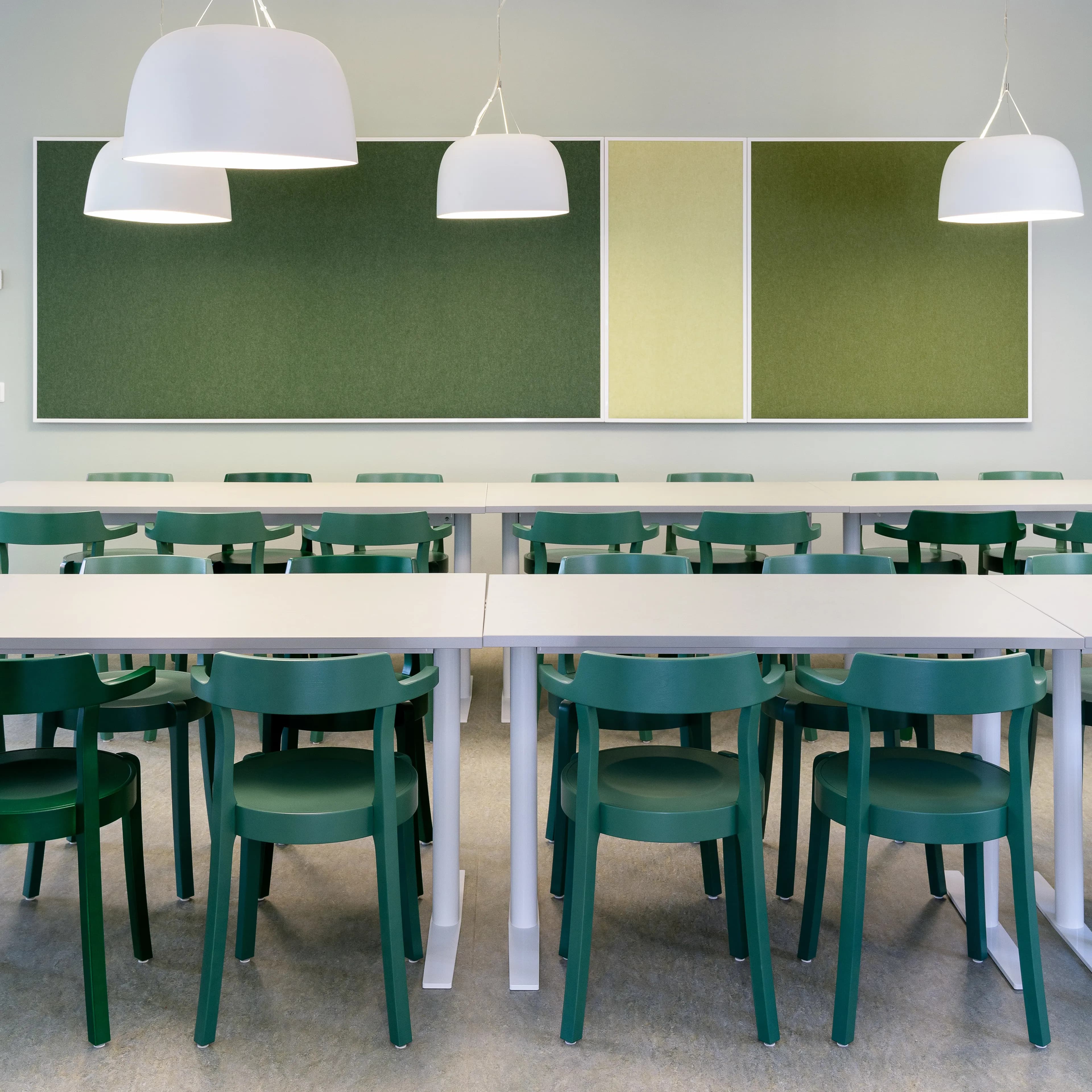 Image of the interior of Lundellska Upper Secondary School in Uppsala.
