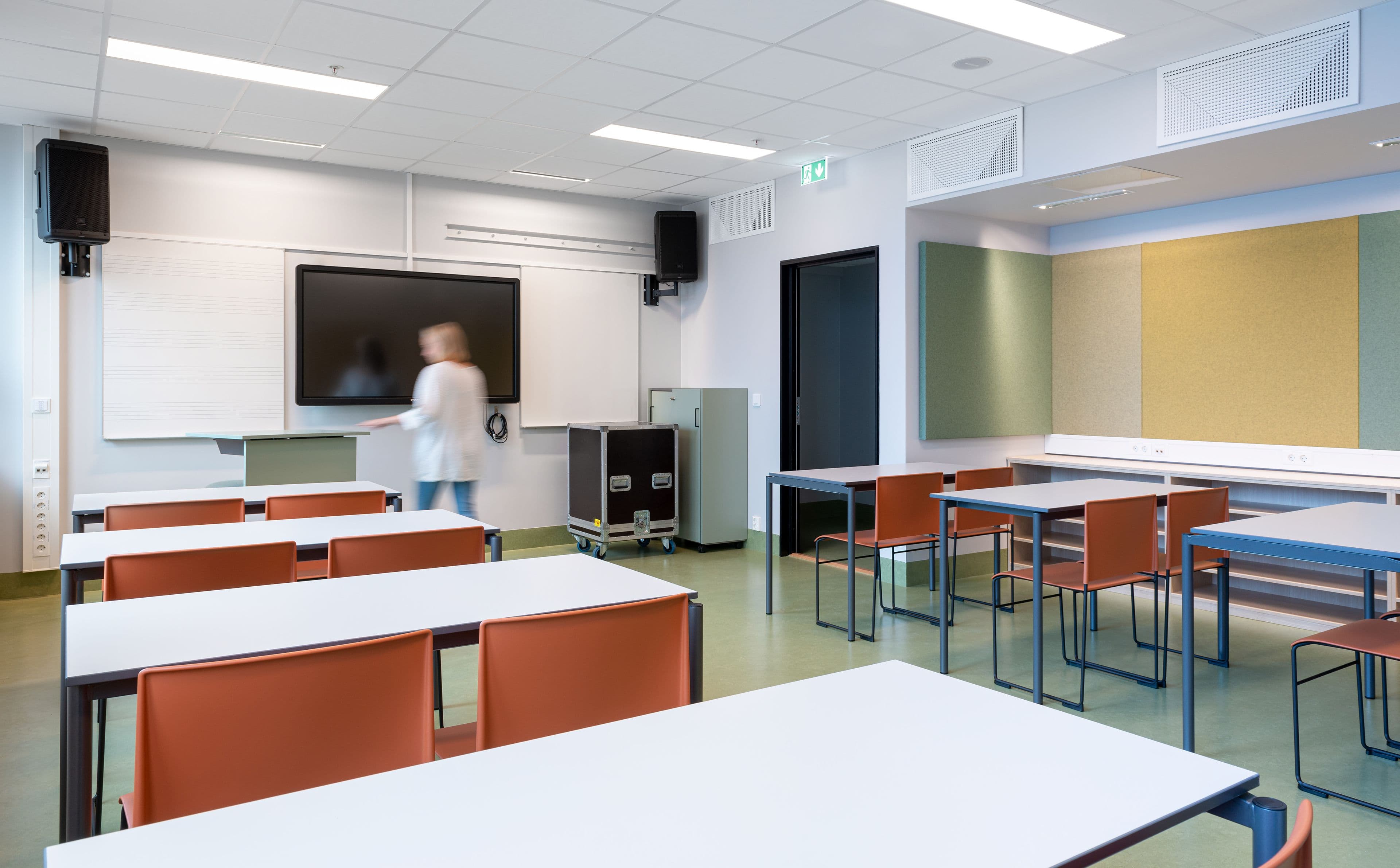 Image from a classroom at Nordseter School in Oslo.