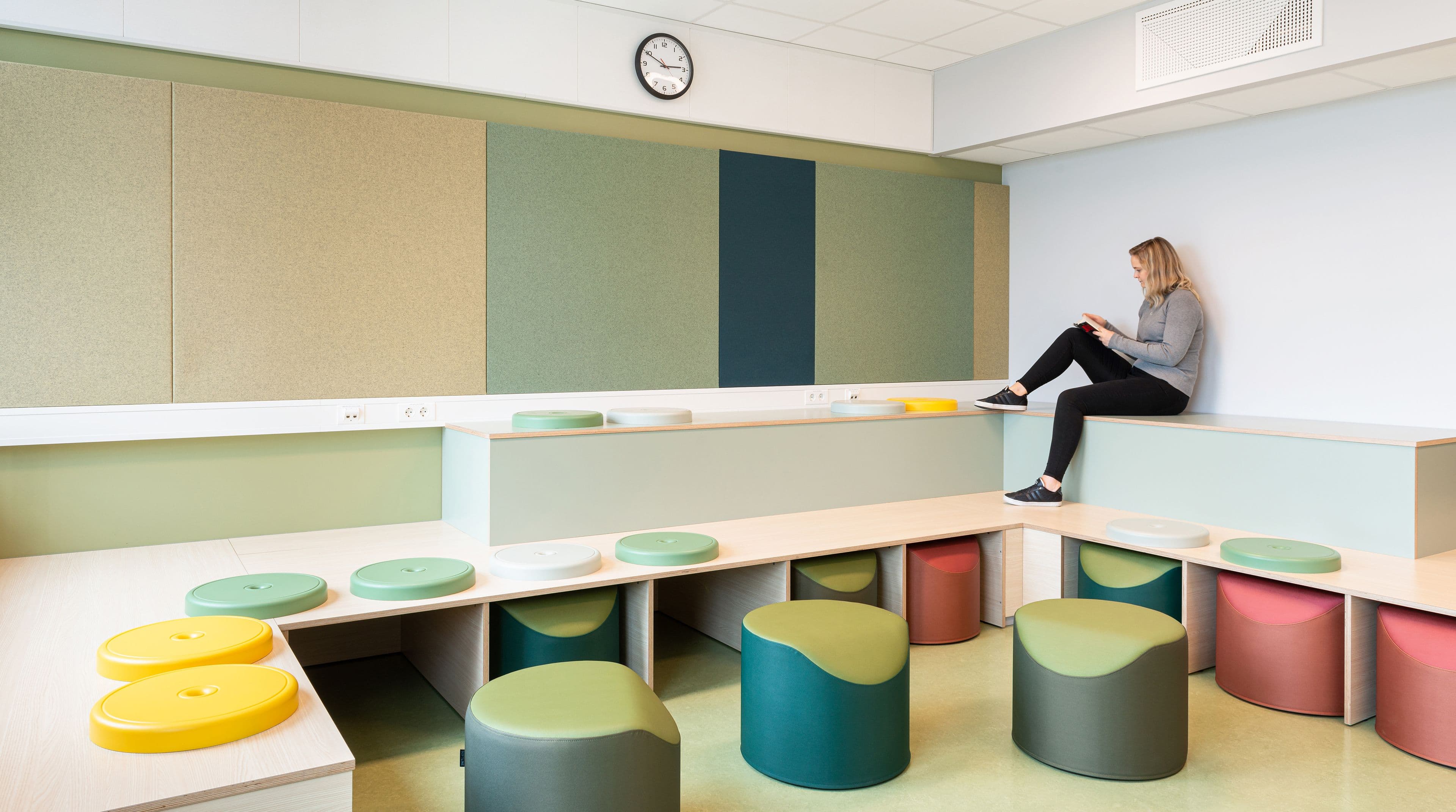 Image of the interior at Nordseter School in Oslo.