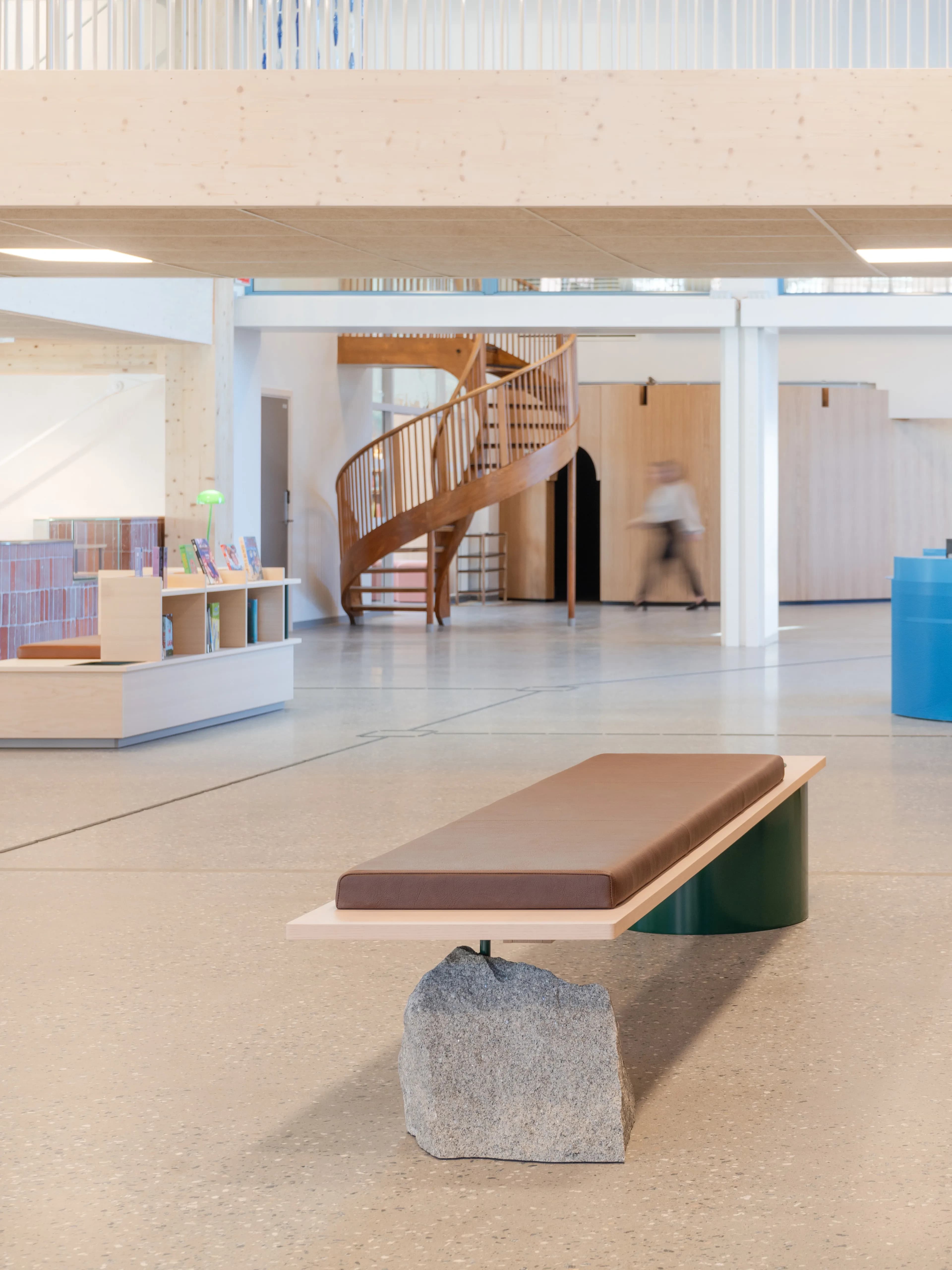 Image of the interior of Sarpsborg Library.