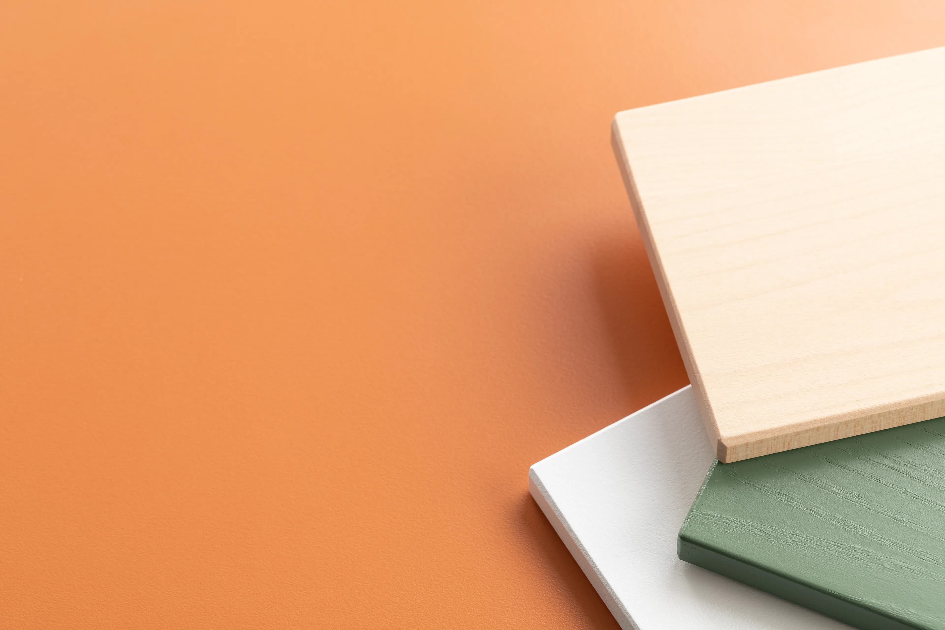 Conceptual image containing material and colour samples.