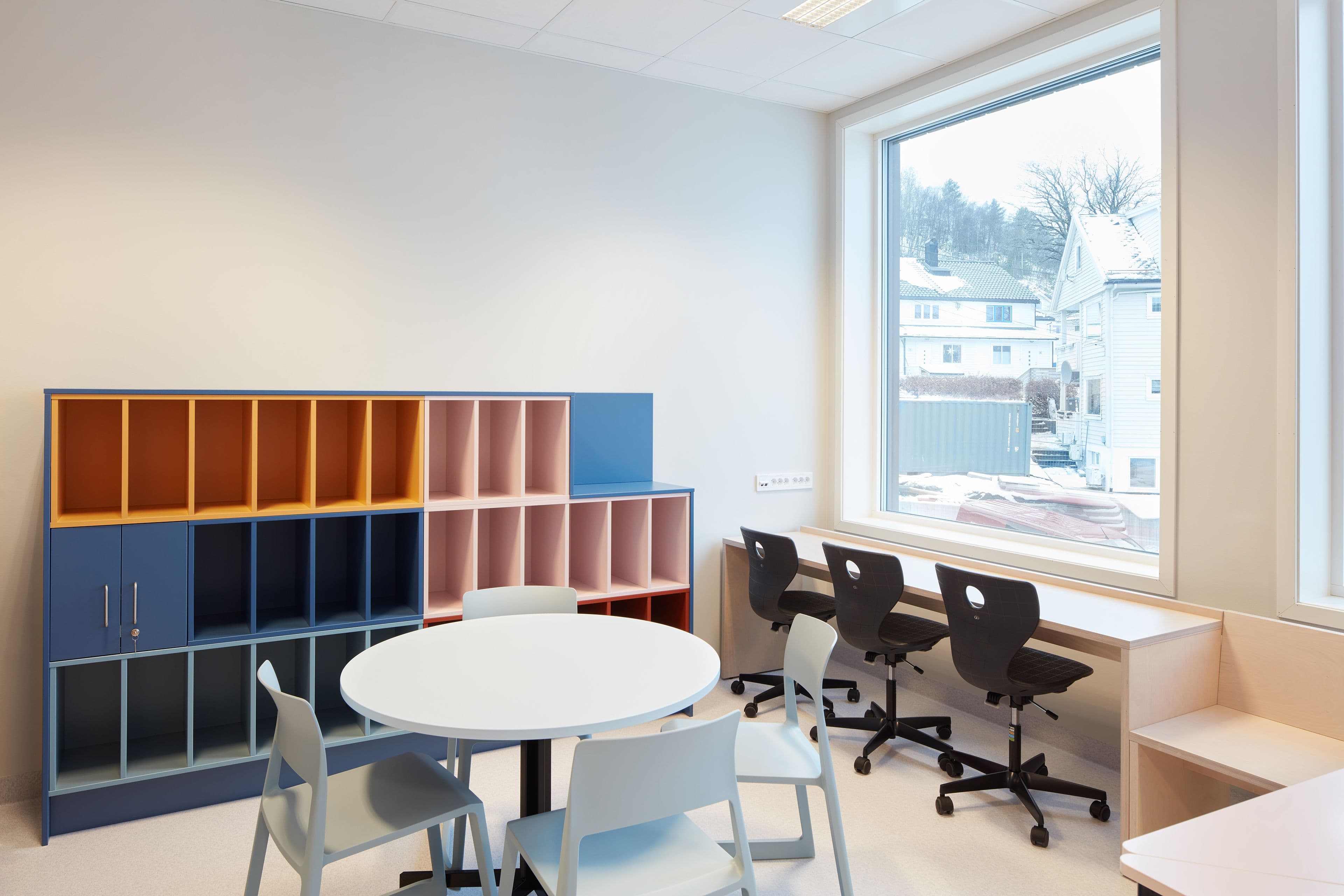 Image from a classroom at Holen School in Bergen.
