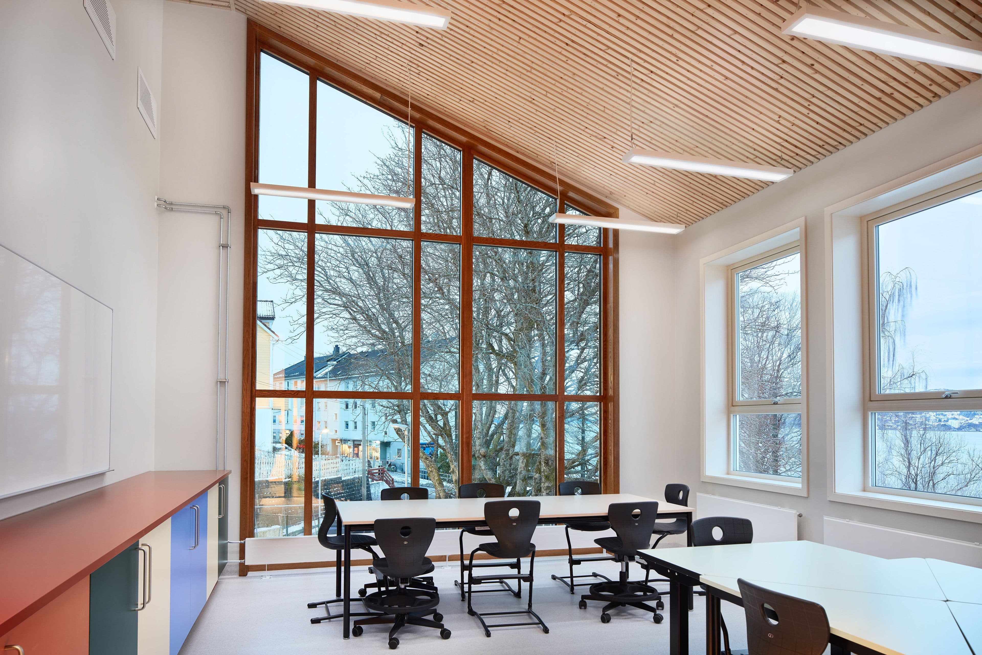 Image from a classroom at Holen School in Bergen.