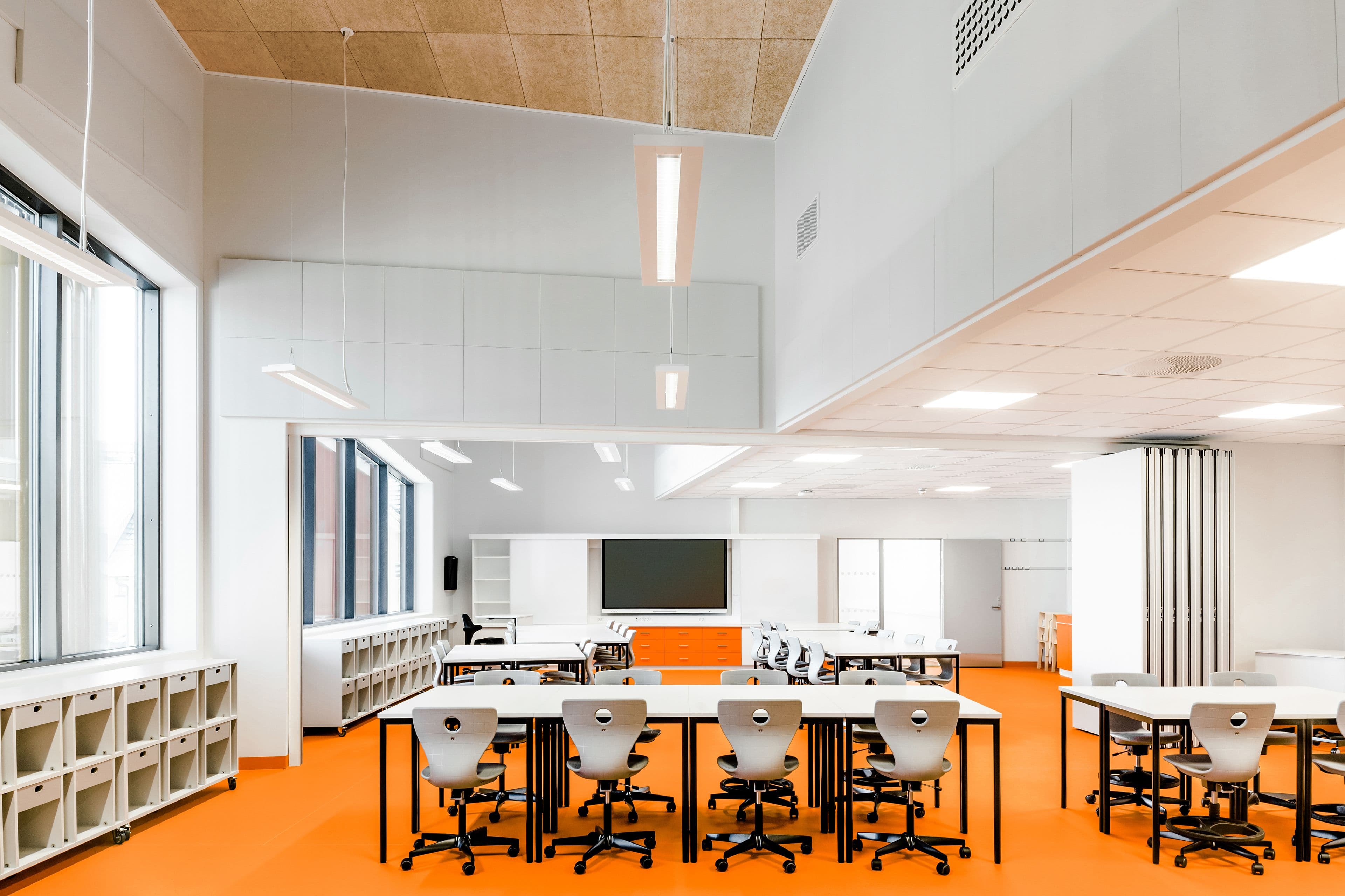 Image from a classroom at Kirkelund School in Skiptvet.