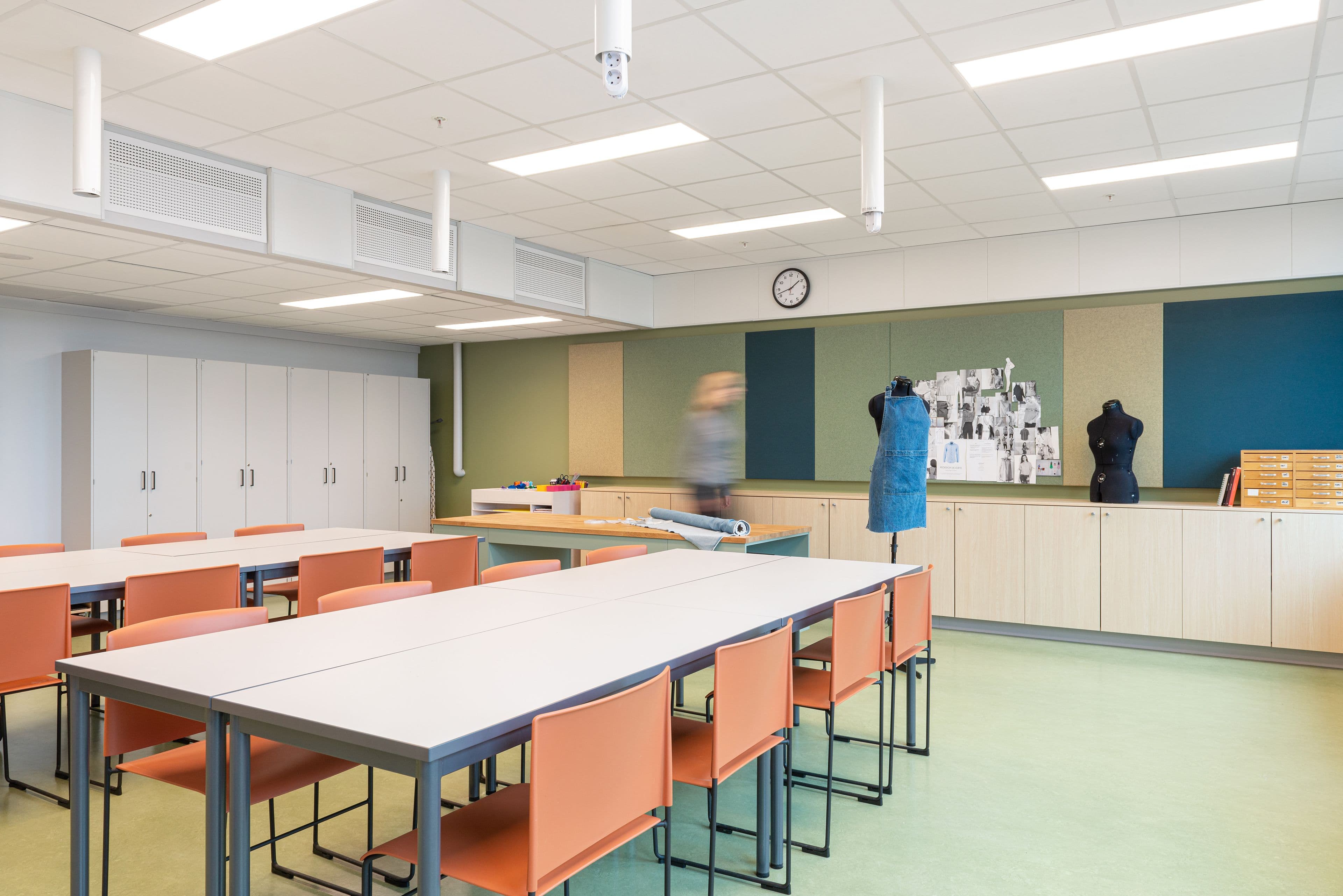 Image from a classroom at Nordseter School in Oslo.