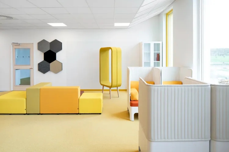 Image of the interior of Änglanda school i Örebro.